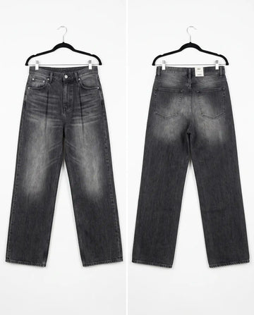 Off Duty — Washed Wide-Leg Jeans