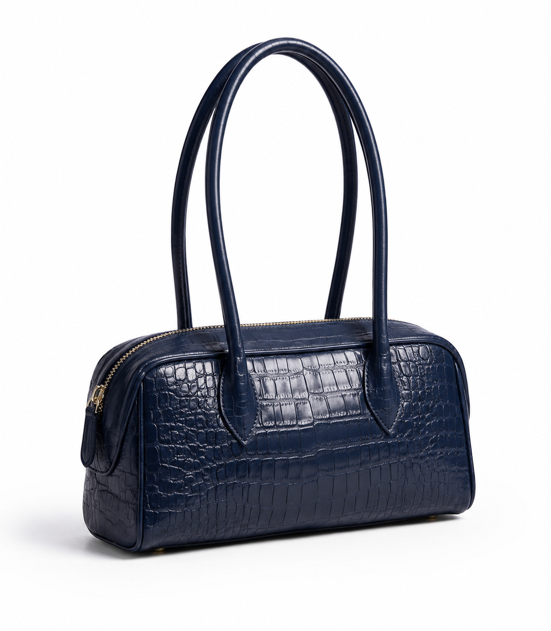 Midnight — Croc Leather Bag